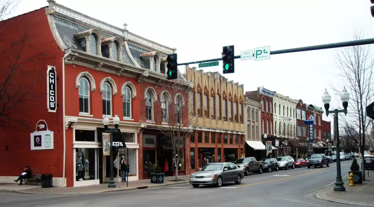 4th Ave Main Street Historic Franklin Tennessee